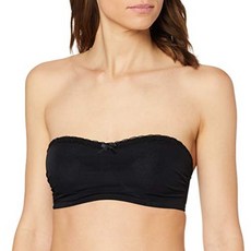 모이를 부어? Shadow Removable Straps Underwired Bandeau Sujetador Negro (Black Black) 85J para M, 단일옵션