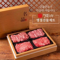 일품한우 명절선물세트 투플러스 불고기1kg 갈비살1kg, 1개