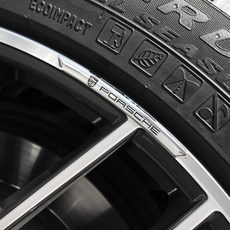 알루미늄 휠 가드 스티커 자동차 차량용 데칼 BMW 차 벤츠 아우디 포르쉐 제네시스 현대 기아 스크래치 방지, 휠스티커4p-아우디