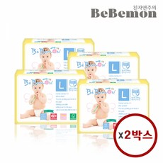 베베몬 시즌2 팬티기저귀 대형 (8-12kg) 32매X4팩X2박스, 단품