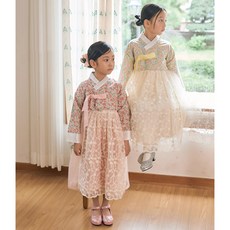 여아 유아 아동 주니어 어린이집 추석한복 명절 한복드레스 원피스 조카선물 자매룩