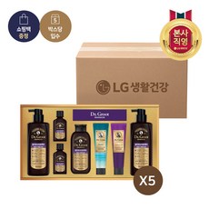[KT알파쇼핑]23년 추석 선물세트 LG생활건강 닥터그루트 탈모증상 완화세트 X 5개