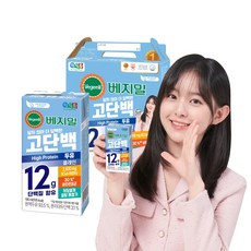 베지밀 고단백두유 (신제품 플레인), 16개, 190ml