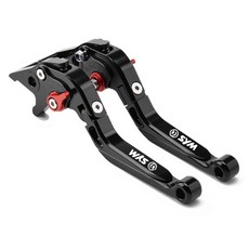 크루심125 크루심300 조이맥스 Z300 브레이크 레버 튜닝 레바, 블랙(레드도트)1쌍