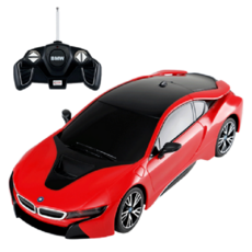 RASTAR 별빛 BMWi8 이모콘조종 자동차 모형 장난감 선물, 레드