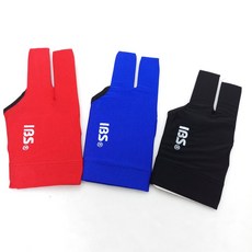 100 개/몫 ibs 당구 풀 스누커 3 손가락 장갑 레드/블루/블랙 패브릭 반 손가락 장갑|gloves flower|fabric minkyfabric at whol, 1개, Blue
