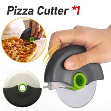 손잡이가 나무 슬라이딩 피자 필 트랜스퍼 완벽한 패들 뒤집개 베이킹, 5. pizza cutter, 1개