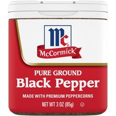McCormick 맥코믹 블랙 페퍼 그라운드 후추 가루 85g x12팩, 12개