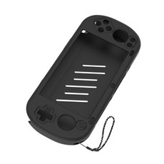 Trimui Smart Pro 게임 콘솔 실리콘 보호 케이스에 적합, Black