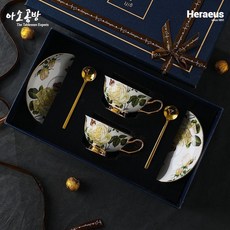 아소공방 독일 헤레우스 골드 벨플레르 본차이나 커피잔 세트, 1세트