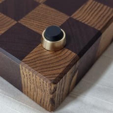 [엔드그레인 추가옵션] 도마컨디셔너 비즈왁스 고무발 각인, 고무발4개SET, 1개