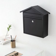 딜모아 MMWX 마켓비 우편함 블랙 인테리어용품 작식 소품 우체통
