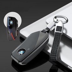 카디야 BMW 신형 스마트키 호환 i7 x7 듀얼 배색 PC 키케이스 키홀더