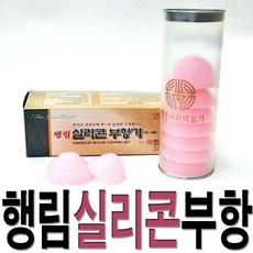 행림 실리콘부항기(1통 10개) 다이소부항 셀프부항 근육통증, 1통