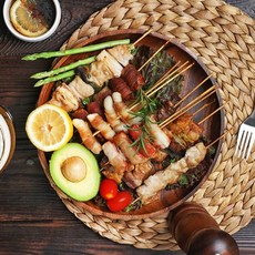 캠핑용 프리미엄 모듬꼬치 550g(10꼬치) 캠핑음식, 1팩