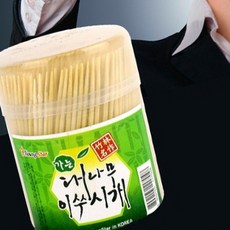 음식점 식당 카운터 배치 나무 이쑤시개 500개 대나무이쑤시개 나무이쑤시개, 500개입, 1개