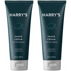 Harry 's Shaving Cream-유칼립투스 함유 남성용 면도 크림-2 팩 (3.4oz), 1