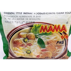 MAMA Pho Ramen 인스턴트 누들 오리엔탈 스타일 찬드 클리어 수프 54.7g1.9온스 10팩, 찬드 클리어_1.94 Ounce (Pack of 10), 54.7g, 10개