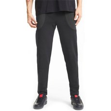 바이크바지 카코바지 팬츠 PUMA 남성 스쿠데리아 페라리 레이스 스웨트, Medium, Puma Black