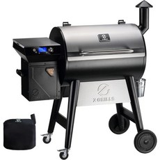 ZGRILLS 펠릿 스모커 그릴 PID 컨트롤 레인 커버 야외 BBQ용 조리장 700제곱미터 ZPG7002BPro, ZPG-7002C2E