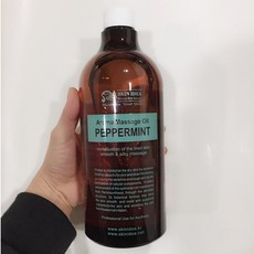 스킨아이디어 바디 아로마 마사지오일 페파민트 1000ml x 2개(묶음) 페퍼민트, 2개