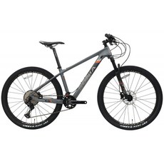 [아텍스] SONIA RAPIDE 89 27.5인치 24단 카본XT MTB 자전거 2022, 그레이/오렌지, 15.5