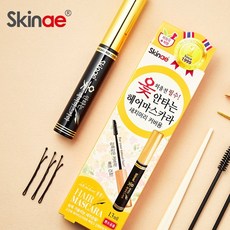 실용적인 필수 새치 머리 커버 옻 안타는 헤어 마스카라, 염색약-검정