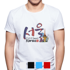 한국민예사 3D 입체발포 서울 SEOUL 반팔 티셔츠