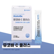 뮤코바 C 플러스 초유 단백질 포스트바이오틱스 프리바이오틱스 유산균 30포, 60g, 1개