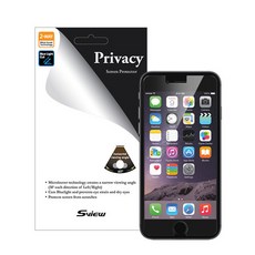 뭘봐필름 에스뷰 아이폰 6플러스 6S플럿 시력보호 사생활보호필름, 1개