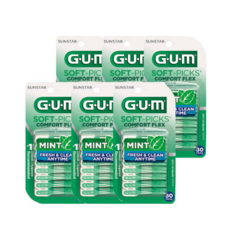 GUM 검 치간칫솔 코스트코 소프트픽 컴포트플렉스 민트형 80개입