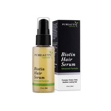 퓨러티네추럴 비오틴 헤어그로스 세럼 60ml / Pureauty Naturals Biotin Hair Growth Serum 2 oz, 1개