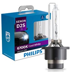 필립스 제논 HID 6700K 전조등 벌브 램프 자동차전구 / D2S, 1개