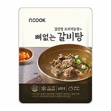 김선영 조리기능장 엔쿡 김선영 뼈없는 갈비탕 600gX10팩, 600g, 10개