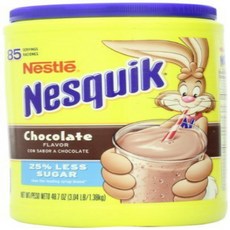 Nestle Nesquik Chocolate Flavor - 48.7 oz (85 Servings) by Nestle [Foods]