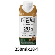 빙그레 더단백 드링크 커피, 250ml, 108개