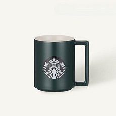 스타벅스 그린 사이렌 스퀘어 머그 473ml, 1개