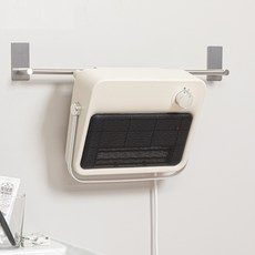 욕실겸용 벽걸이형 PTC 온풍기 / 가정용 사무실용 전기히터, 단일컬러