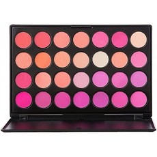 FantasyDay Pro 28 Colors Pressed Powder Blush Palette Cheekers Blush 컴팩트 메이크업 팔레트 컨투어링 키트-전문가 용 및, 1, 단일옵션