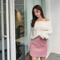 베이비쏭 오프숄더 니트