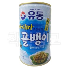 유동 자연산 다시마 골뱅이 400g 코스트코 통조림 캔, 1캔