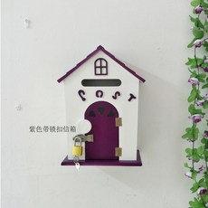 우편함 방수 벽걸이 우체통 전원 빌라 단독주택 야외 인테리어, AG