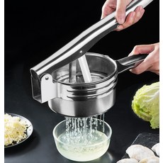 대용량 14cm 스테인리스 야채 나물 채소 오이지 식품 짤순이 탈수기 짜개