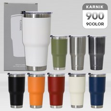 카르닉 이중진공 스테인리스 보온보냉 텀블러, 뉴스텐900(네이비), 900ml, 1개