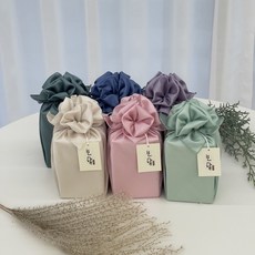 결혼식 돌 회사 단체 조문 고급스러운 보자기 답례품 보담 꿀스틱 답례품 (20p), 1세트, 핑크