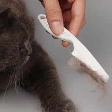 묘심 참빗 진드기제거빗 강아지 고양이 촘촘한빗, 1개