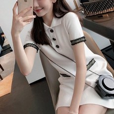 여자 반팔 피케원피스 카라원피스 폴로원피스 22 AUgd2ep