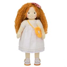 BlissfulPixie 월돌프 인형 수제 Waldorf Doll - Agata 30cm 부드러운 소녀 귀여운 장난감 아이들에게 완벽, 03 Fairy