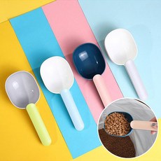 미니멀 반려동물 2in1 사료스쿱 고양이 강아지 사료스푼 봉지집게, 네이비