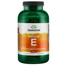 스완슨 네츄럴 비타민 E 250정 Swanson Natural Vitamin 1000 Iu (671.10 Milligrams) 250 Sgels, 1세트
